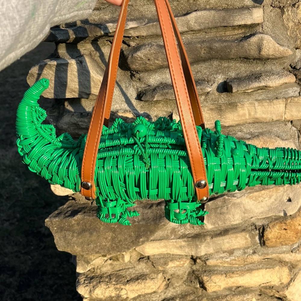 Vintage style alligator purse - Picture 2 of 2